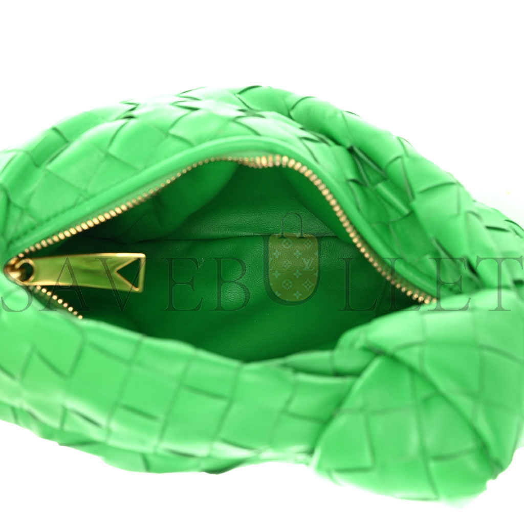 BOTTEGA VENETA NAPPA INTRECCIATO MINI JODIE PARAKEET  (25*11*6cm)