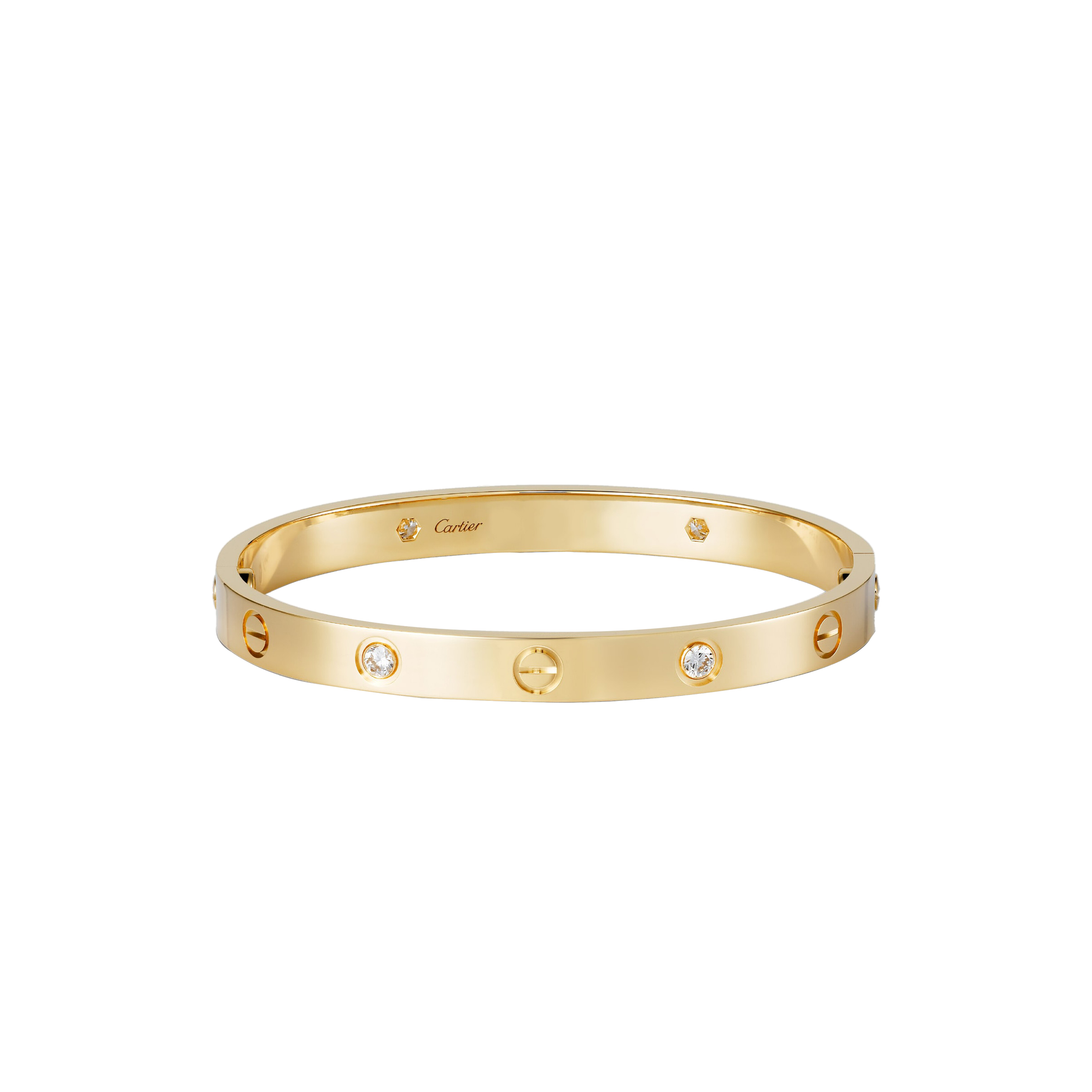 CARTIER  LOVE BRACELET, 4 DIAMONDS B6070017