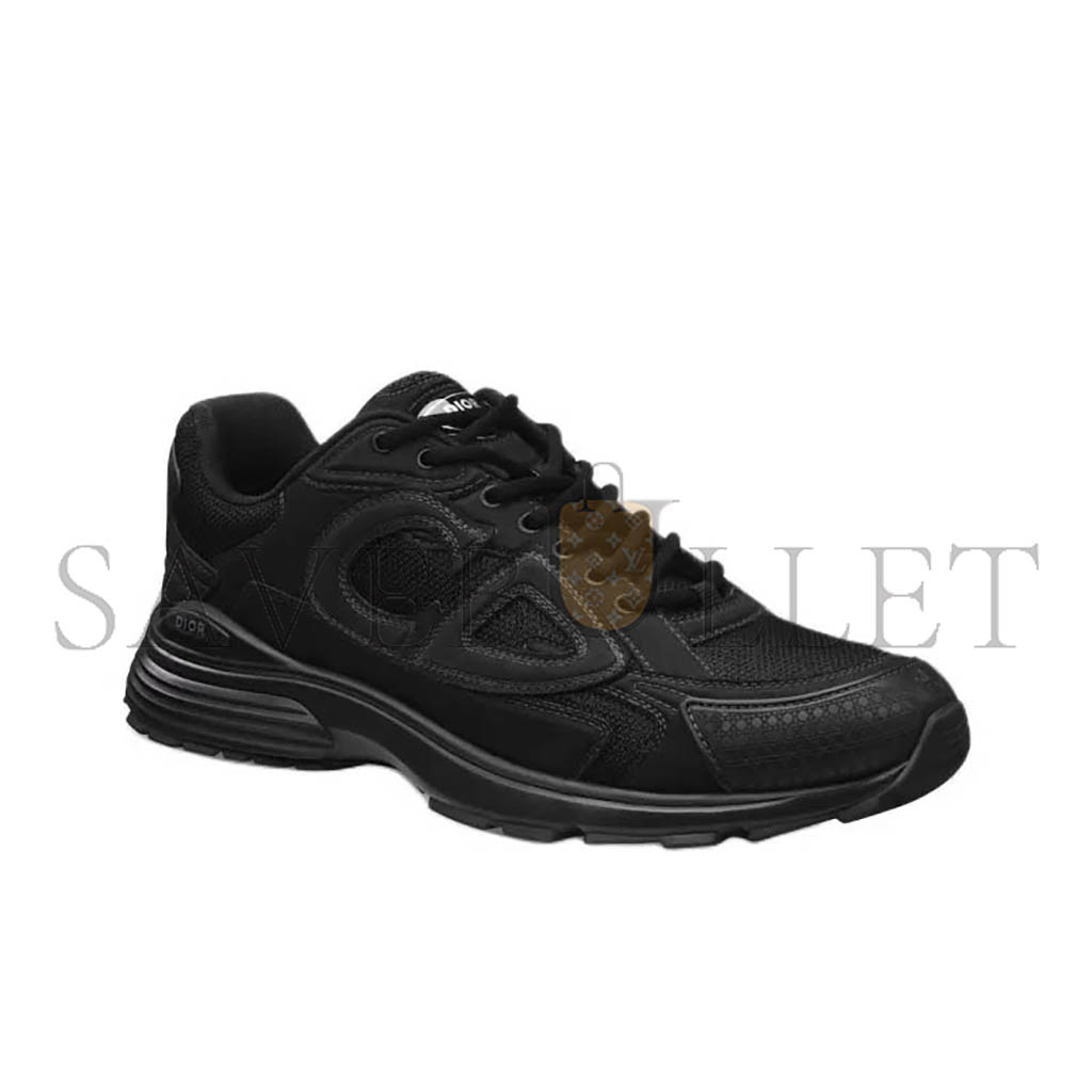 DIOR STONE ISLAND X DIOR B30 CASUAL SHOES MEN LOW-TOP BLACK 3SN279ZAN_H900