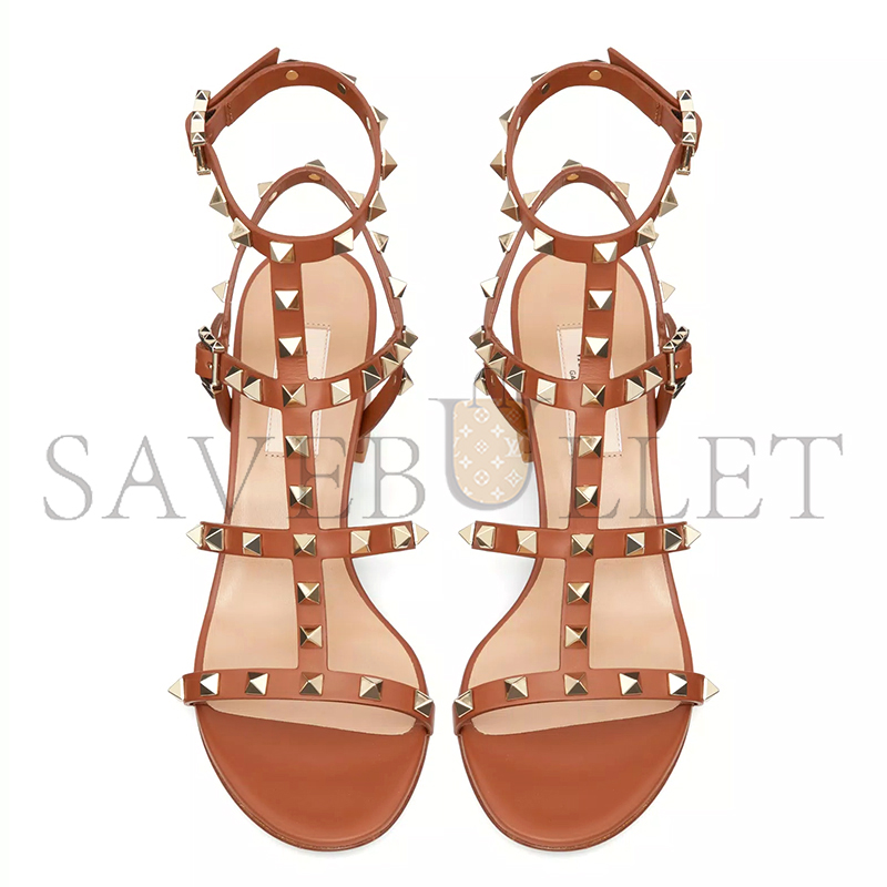 VALENTINO ROCKSTUD CALFSKIN ANKLE STRAP SANDAL 60MM 4W2S0491VBP_HG5 VALENTINO ROCKSTUD CALFSKIN ANKLE STRAP SANDAL 60MM 4W2S0491VBP_HG5