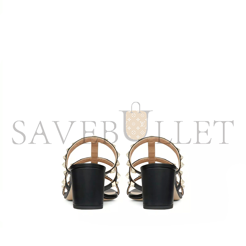 VALENTINO ROCKSTUD CALFSKIN LEATHER SLIDE SANDAL 60 MM 5W2S0C47VOD_0NO VALENTINO ROCKSTUD CALFSKIN LEATHER SLIDE SANDAL 60 MM 5W2S0C47VOD_0NO