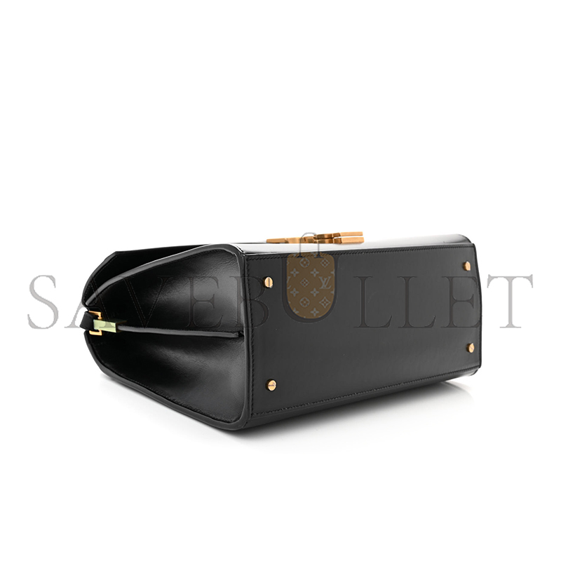 YSL CASSANDRA MEDIUM TOP HANDLE BAG IN SMOOTH LEATHER 5780001491021 (24.5*20*11.5cm)