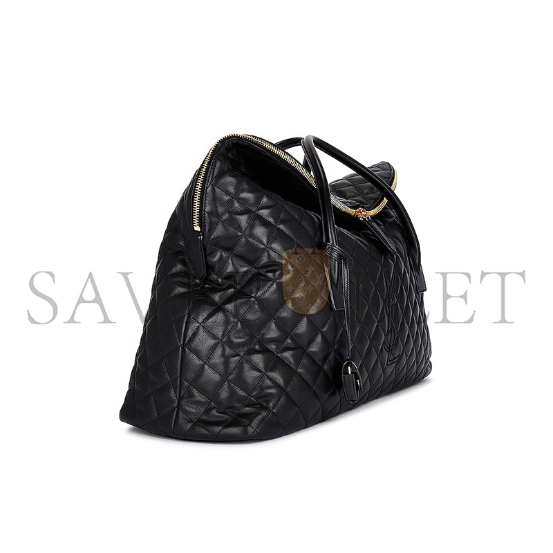 YSL ES GIANT TRAVEL BAG IN QUILTED LEATHER 736009AABK91000 (56*50*19cm)