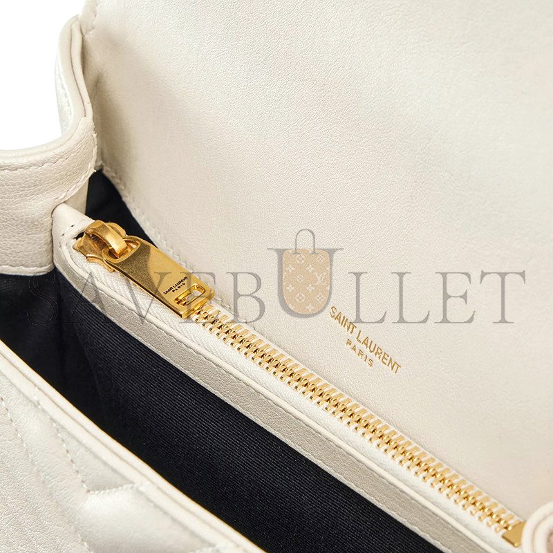 YSL COLLEGE MEDIUM IN QUILTED LEATHER 600279BRM079207 (24*17*6.5cm)