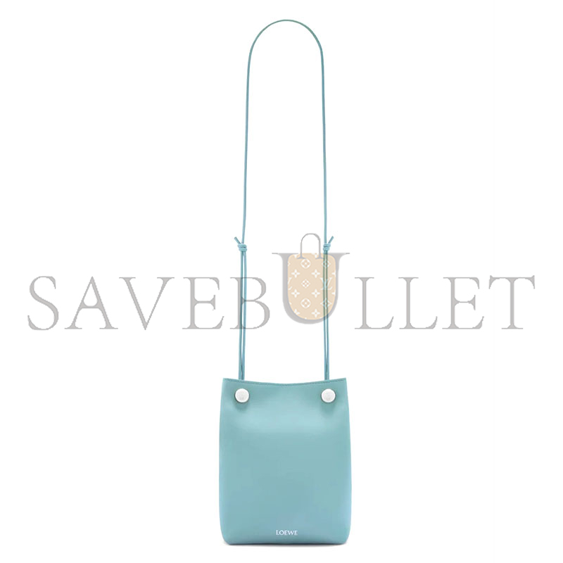 LOEWE PEBBLE POUCH IN SMOOTH CALFSKIN CANBSPPX01 (17*21.5*7cm)