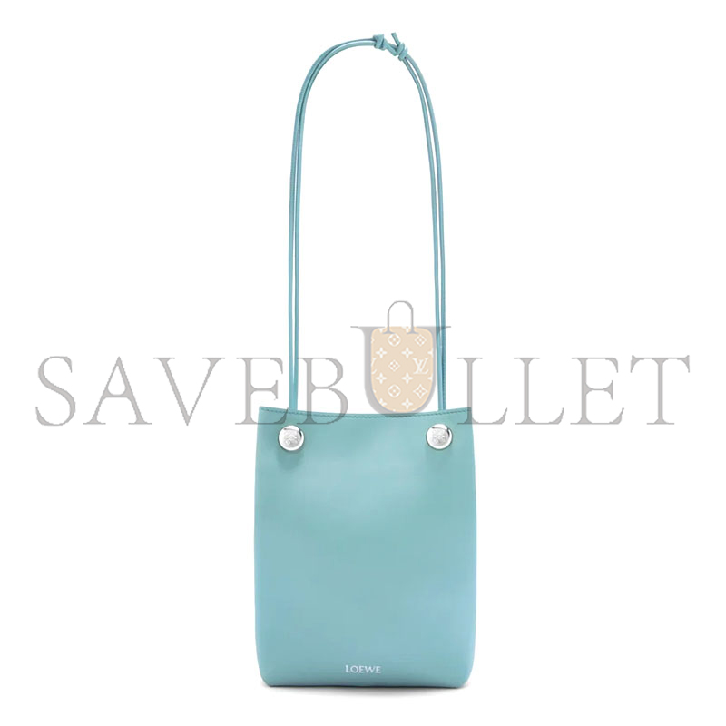 LOEWE PEBBLE POUCH IN SMOOTH CALFSKIN CANBSPPX01 (17*21.5*7cm)