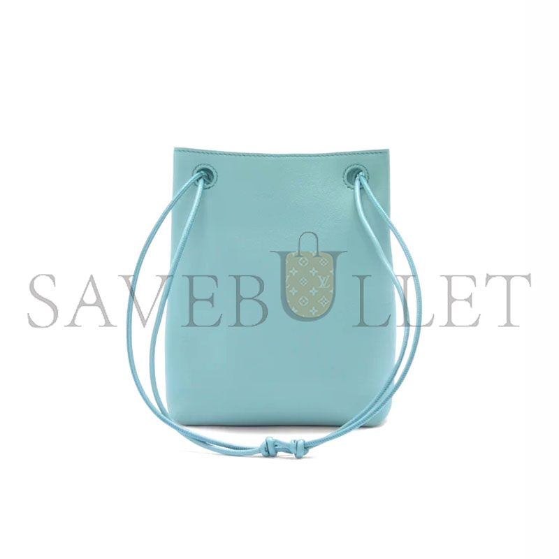 LOEWE PEBBLE POUCH IN SMOOTH CALFSKIN CANBSPPX01 (17*21.5*7cm)