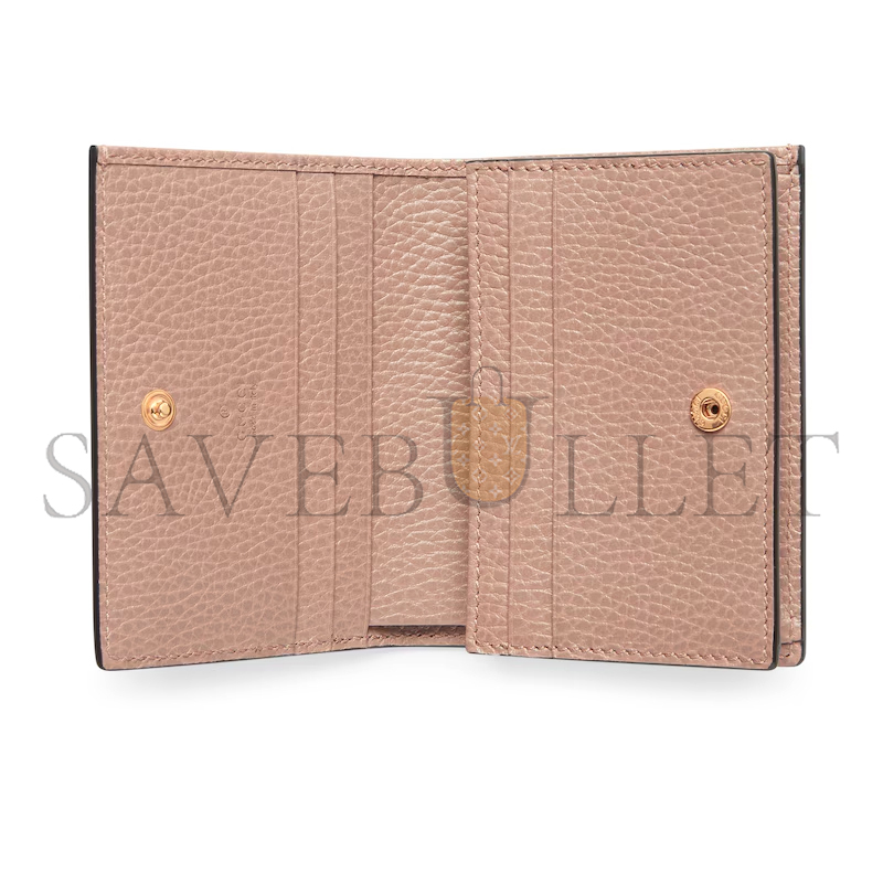 GUCCI GG MARMONT BI-COLOUR CARD CASE WALLET 65861017WAG5788 (11*8.5*3cm) GUCCI GG MARMONT BI-COLOUR CARD CASE WALLET 65861017WAG5788 (11*8.5*3cm)