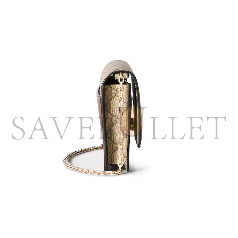 GUCCI GG EMBLEM WALLET ON CHAIN ‎838151AAEV22751 (20*13*4cm)