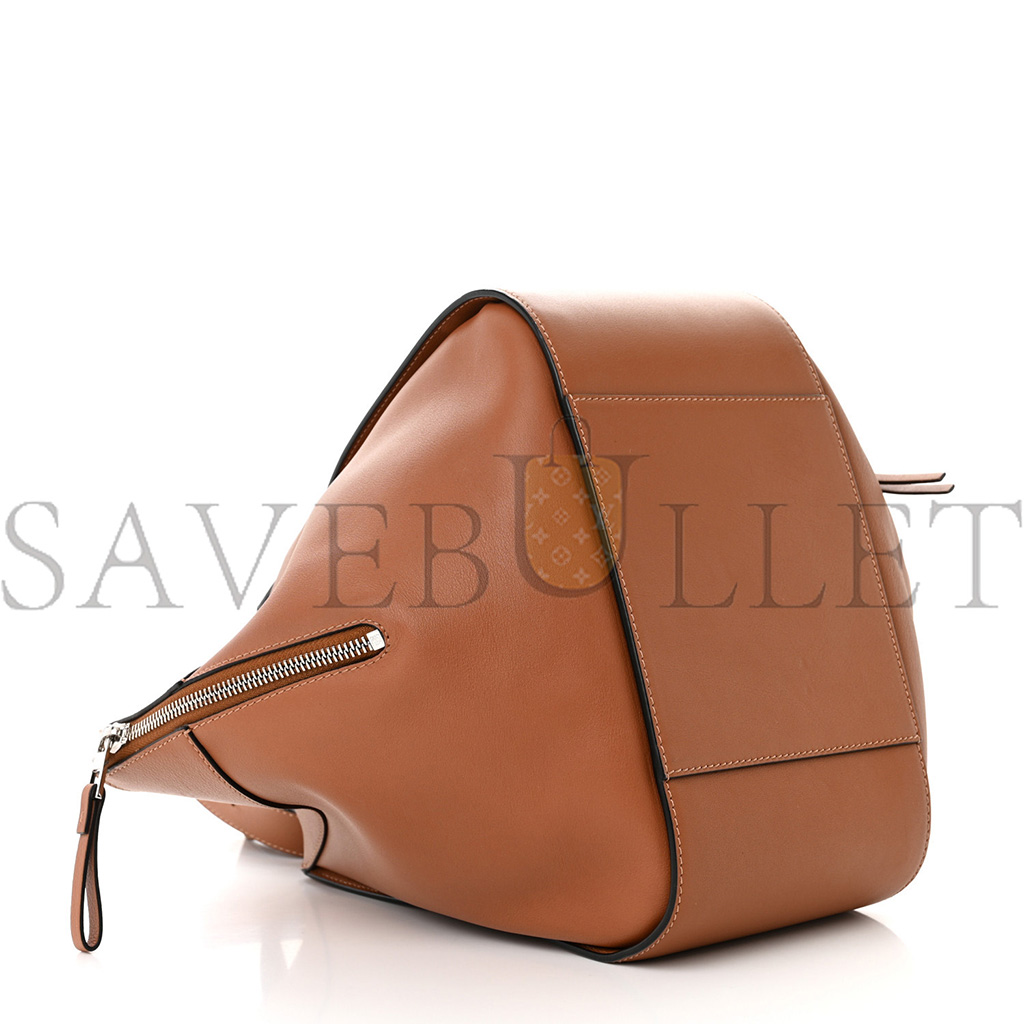 LOEWE CALFSKIN SMALL HAMMOCK SHOULDER BAG TAN (28*25*13cm)