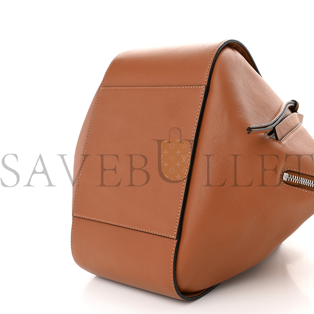 LOEWE CALFSKIN SMALL HAMMOCK SHOULDER BAG TAN (28*25*13cm)