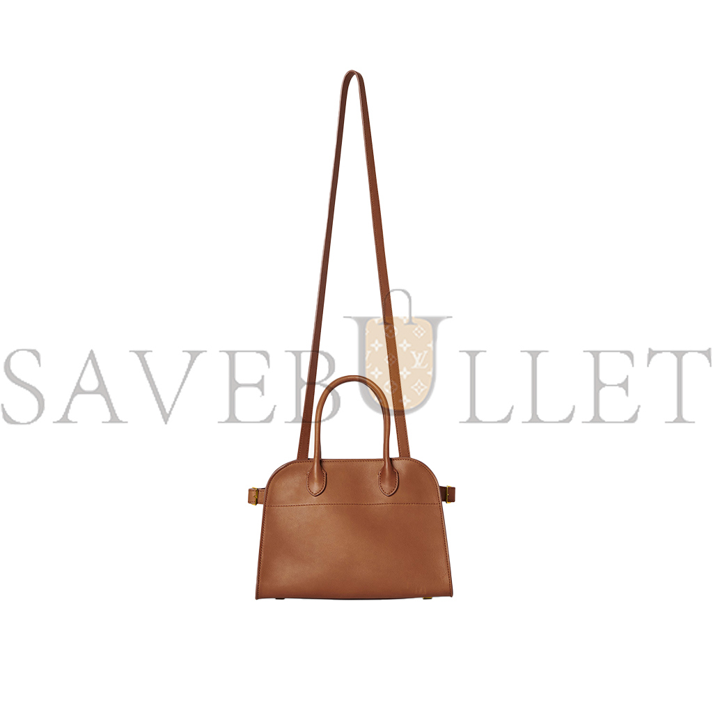 THE ROW SOFT MARGAUX 10 BAG IN LEATHER CUIR W1190L72CUSHG (25*18*19cm)