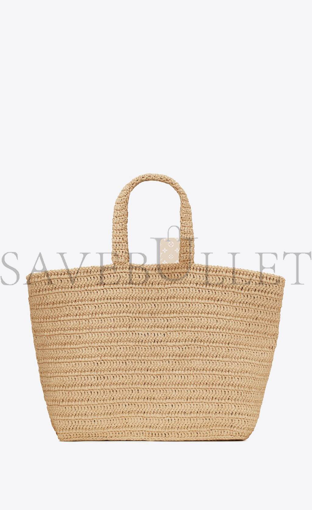 YSL RIVE GAUCHE SUPPLE TOTE BAG IN RAFFIA CROCHET 688864GAAA12086 (38*35*14.5cm)